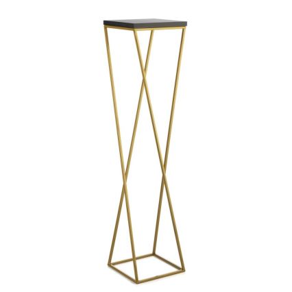 Suporte para flores LOFT 100x24 cm dourado/preto