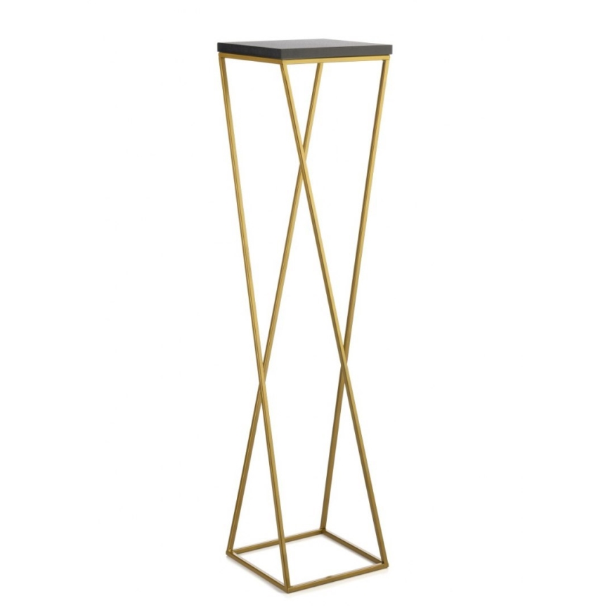 Suporte para flores LOFT 100x24 cm dourado/preto