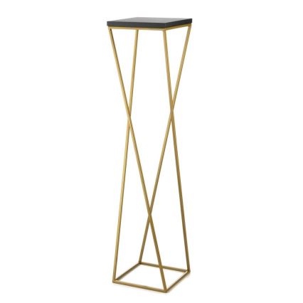 Suporte para flores LOFT 100x24 cm dourado/preto