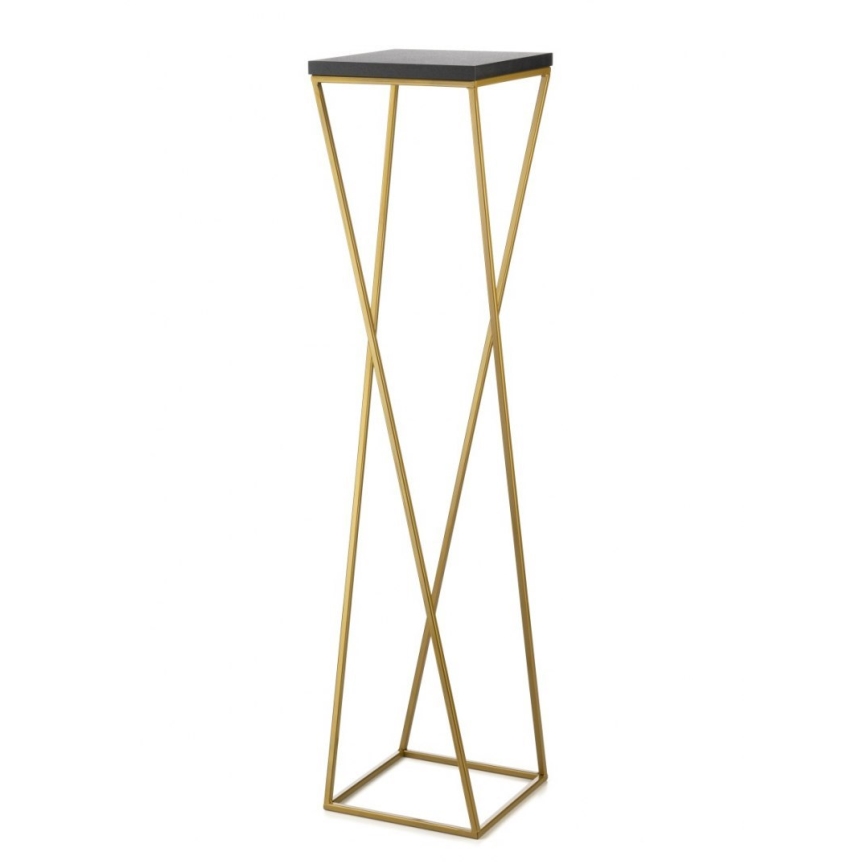 Suporte para flores LOFT 100x24 cm dourado/preto