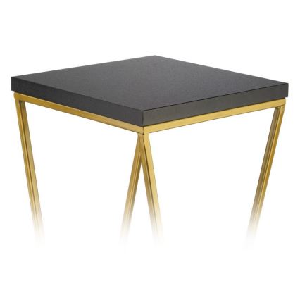 Suporte para flores LOFT 100x24 cm dourado/preto