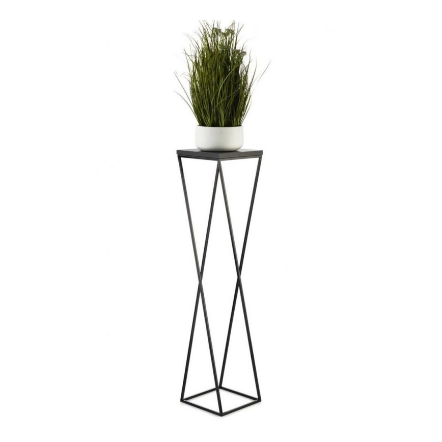 Suporte para flores LOFT 100x24 cm preto