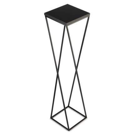 Suporte para flores LOFT 100x24 cm preto
