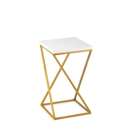 Suporte para flores LOFT 40x24 cm dourado/branco