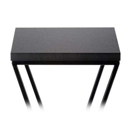 Suporte para flores LOFT 40x24 cm preto