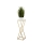 Suporte para flores LOFT 70x24 cm dourado/branco