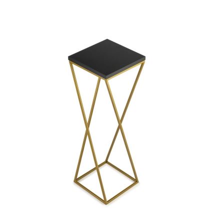 Suporte para flores LOFT 70x24 cm dourado/preto