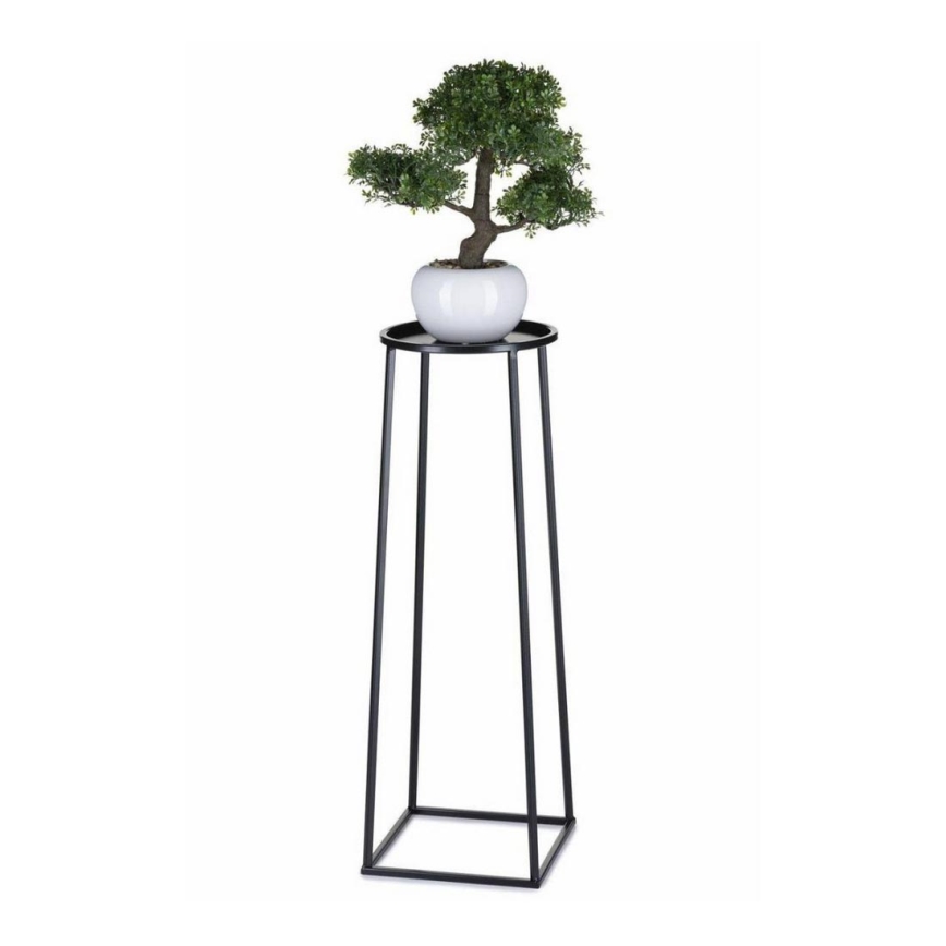 Suporte para flores LOFT 70x24 cm preto
