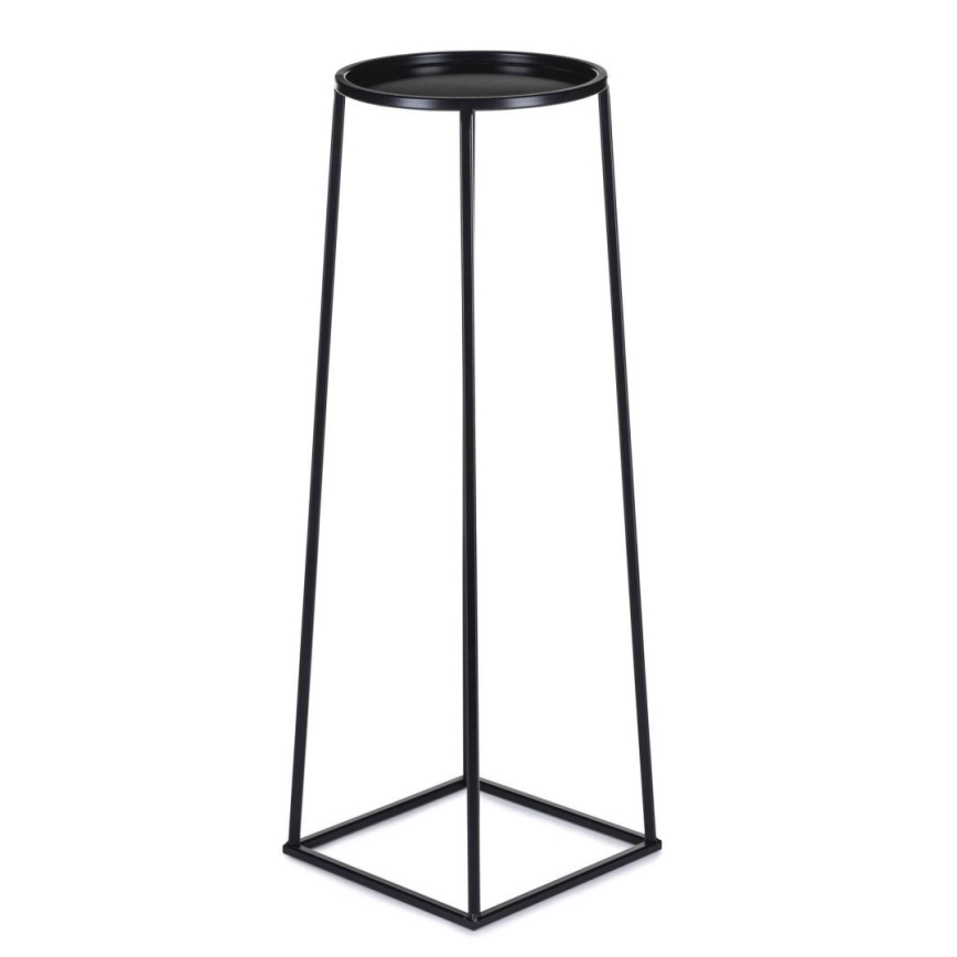 Suporte para flores LOFT 70x24 cm preto