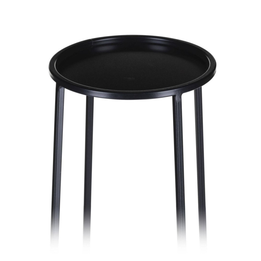 Suporte para flores LOFT 70x24 cm preto