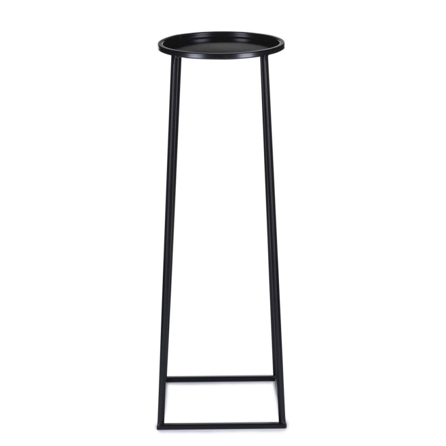 Suporte para flores LOFT 70x24 cm preto