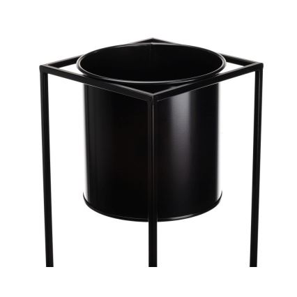 Suporte para flores RING 100x23 cm preto