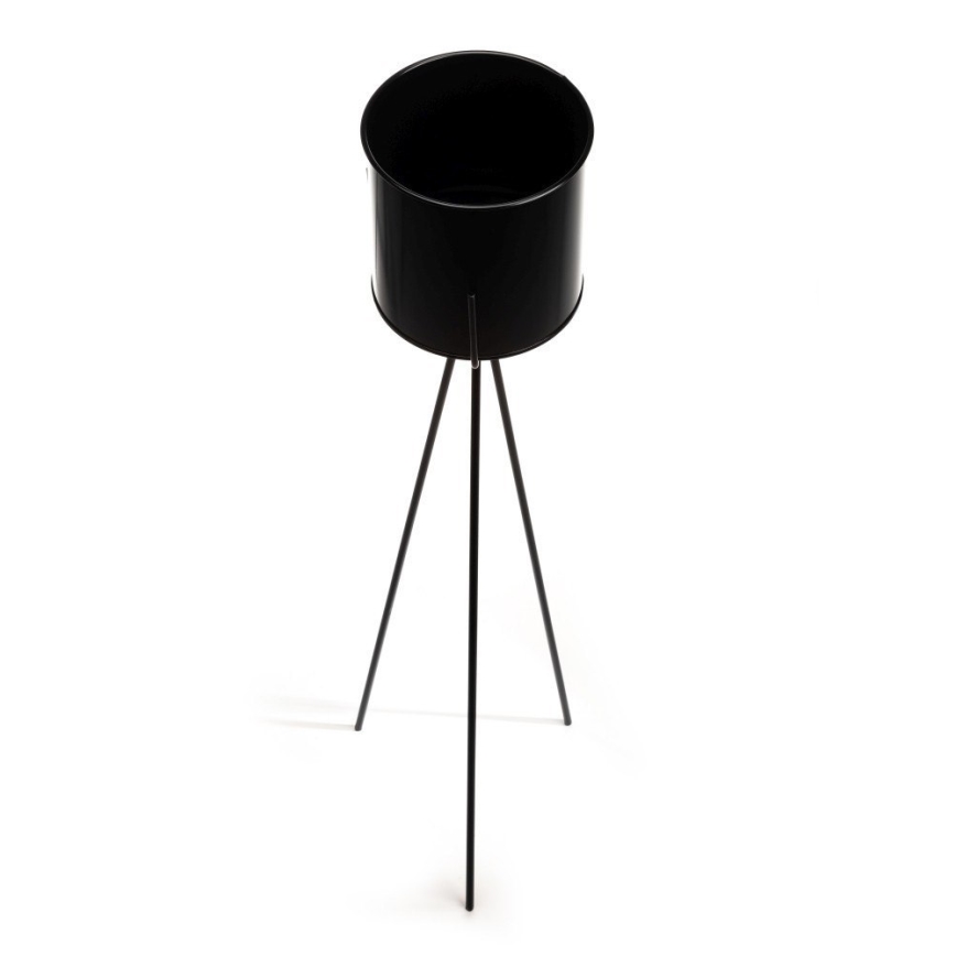 Suporte para flores TRIPOD 110x25 cm preto