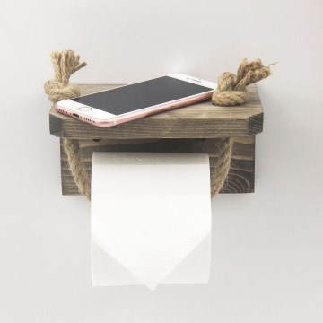 Suporte para papel higiénico 10x17 cm abeto