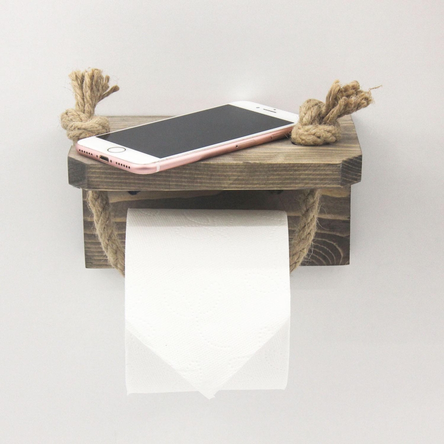 Suporte para papel higiénico 10x17 cm abeto
