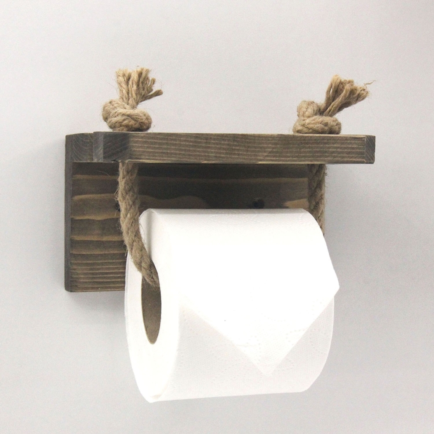 Suporte para papel higiénico 10x17 cm abeto