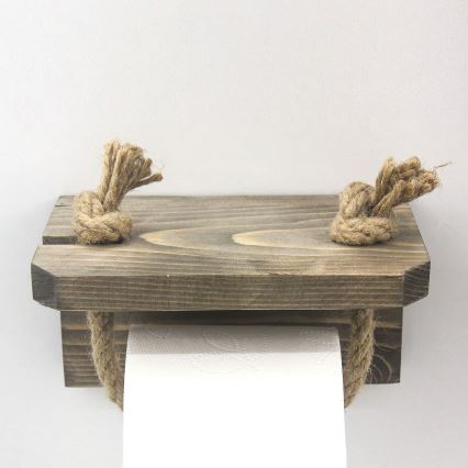 Suporte para papel higiénico 10x17 cm abeto