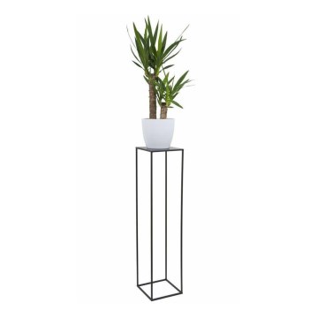Suporte para plantas 100x24 cm preto