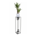 Suporte para plantas 80x24 cm preto