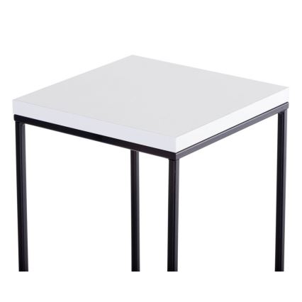 Suporte para plantas BASICLOFT 40x24 branco/preto