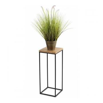 Suporte para plantas BASICLOFT 60x24 preto/marrom