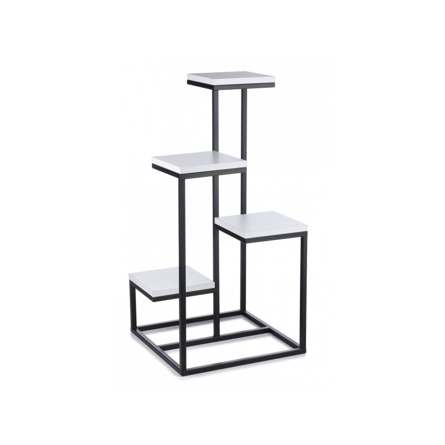 Suporte para plantas KASKADA 79x40 preto/branco
