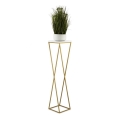 Suporte para plantas LOFT 100x24 cm dourado/branco