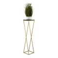 Suporte para plantas LOFT 100x24 cm dourado/preto