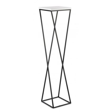 Suporte para plantas LOFT 100x24 cm preto/branco