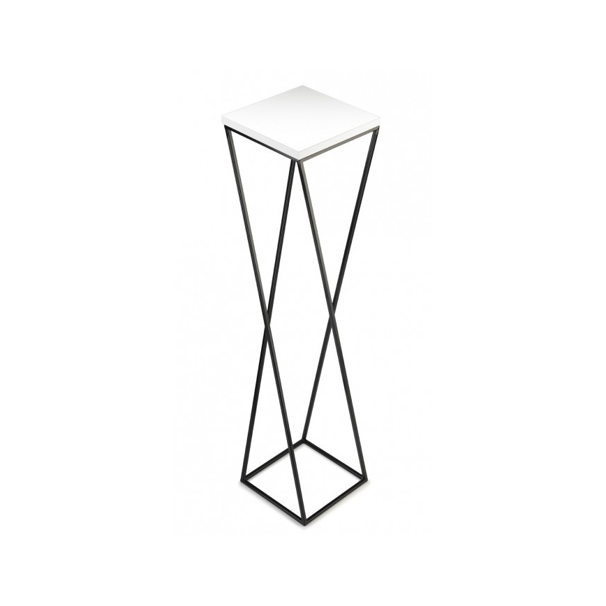 Suporte para plantas LOFT 100x24 cm preto/branco