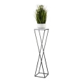 Suporte para plantas LOFT 100x24 cm preto/branco