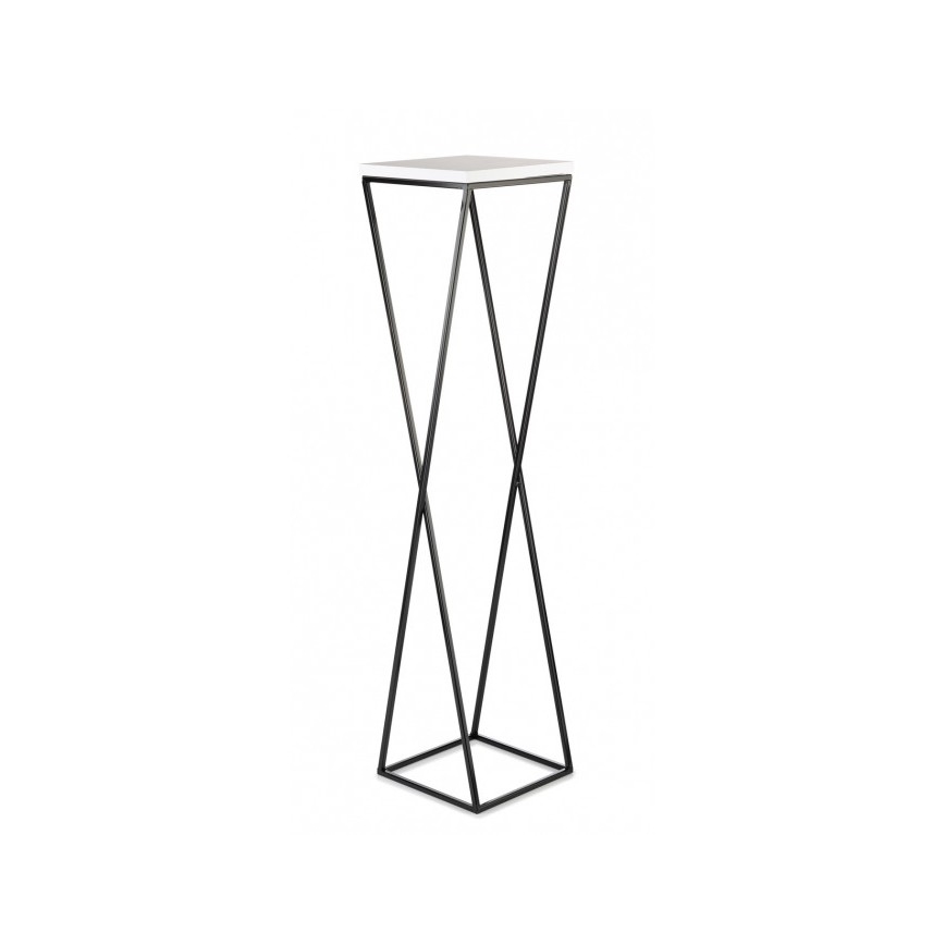 Suporte para plantas LOFT 100x24 cm preto/branco