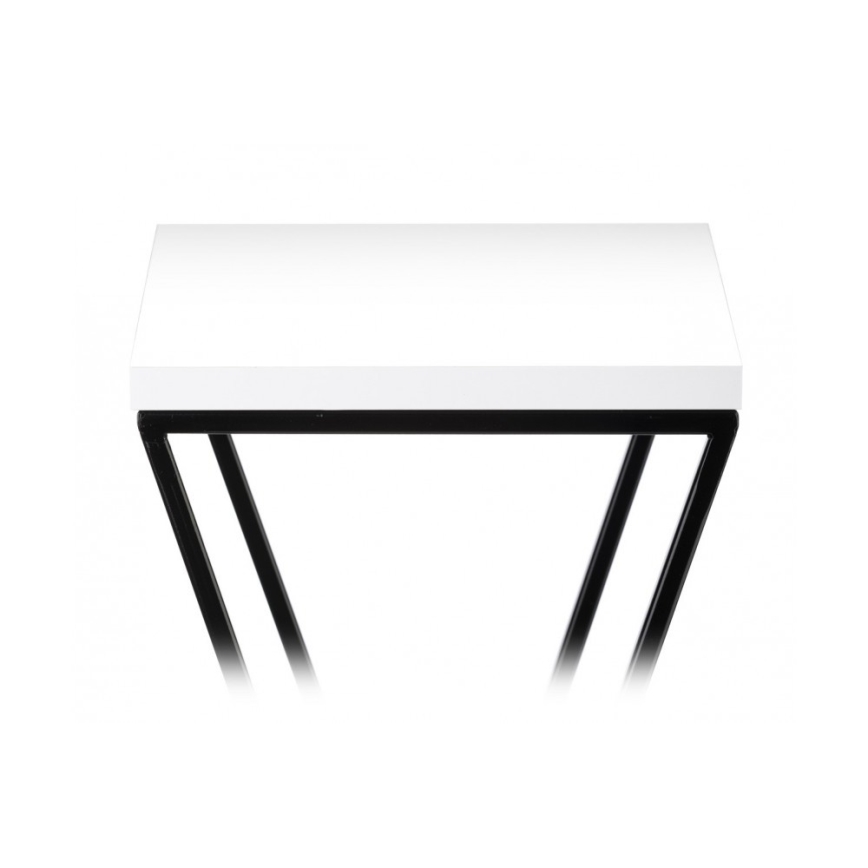 Suporte para plantas LOFT 100x24 cm preto/branco