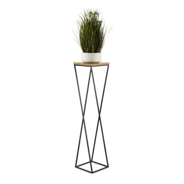 Suporte para plantas LOFT 100x24 cm preto/marrom
