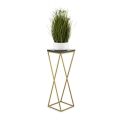 Suporte para plantas LOFT 70x24 cm dourado/preto