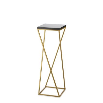 Suporte para plantas LOFT 70x24 cm dourado/preto