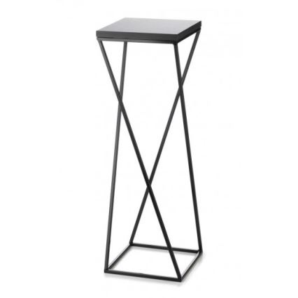 Suporte para plantas LOFT 70x24 cm preto