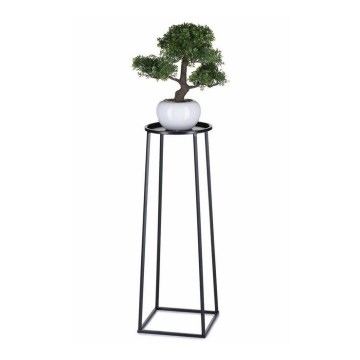 Suporte para plantas LOFT 70x24 cm preto