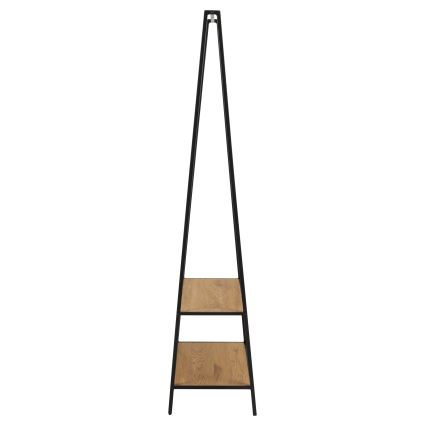 Suporte para roupa SARON carvalho/preto