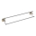 Suporte para toalhas 66,5x12,5 cm prateado/dourado