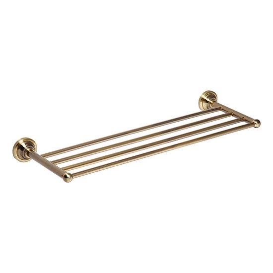 Suporte para toalhas 66,5x6,5 cm bronze