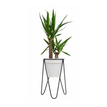 Suporte para vaso de flores LOFT 50x30 cm preto