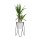 Suporte para vaso de flores LOFT 50x30 cm preto