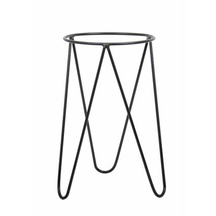 Suporte para vaso de flores LOFT 50x30 cm preto