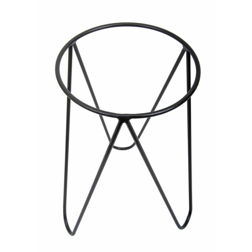 Suporte para vaso de flores LOFT 50x30 cm preto