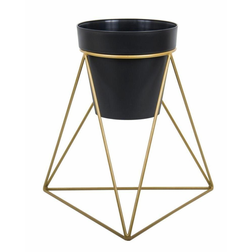 Suporte para vaso de flores TRIANGL 40x45 cm dourado
