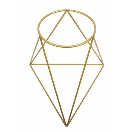 Suporte para vaso de flores TRIANGL 40x45 cm dourado