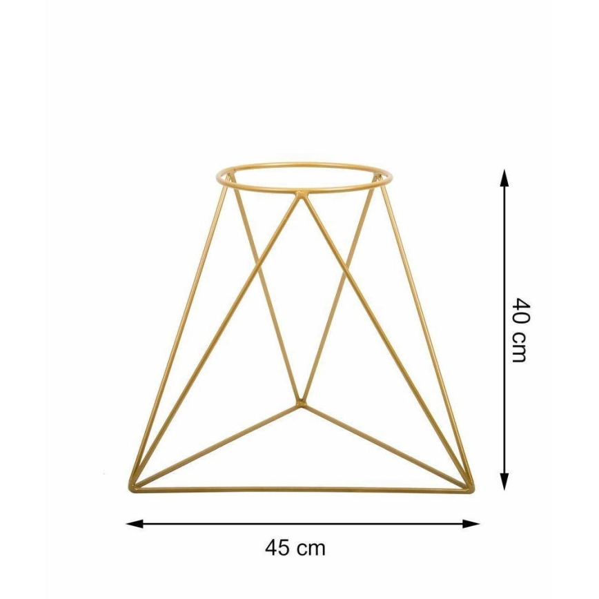 Suporte para vaso de flores TRIANGL 40x45 cm dourado