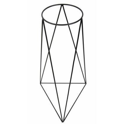 Suporte para vaso de flores TRIANGL 90x50 cm preto