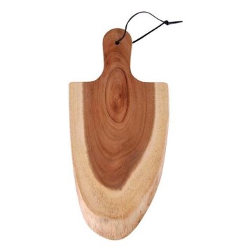 Tábua de cortar de cozinha 40x16 cm alfarroba negra